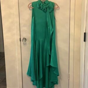 ASOS Green High Low Sleeveless Dress Size 4